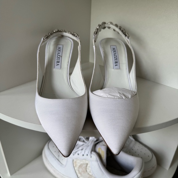 Aquazzura Love Link 75 Slingback Pump NWT - Picture 9 of 12